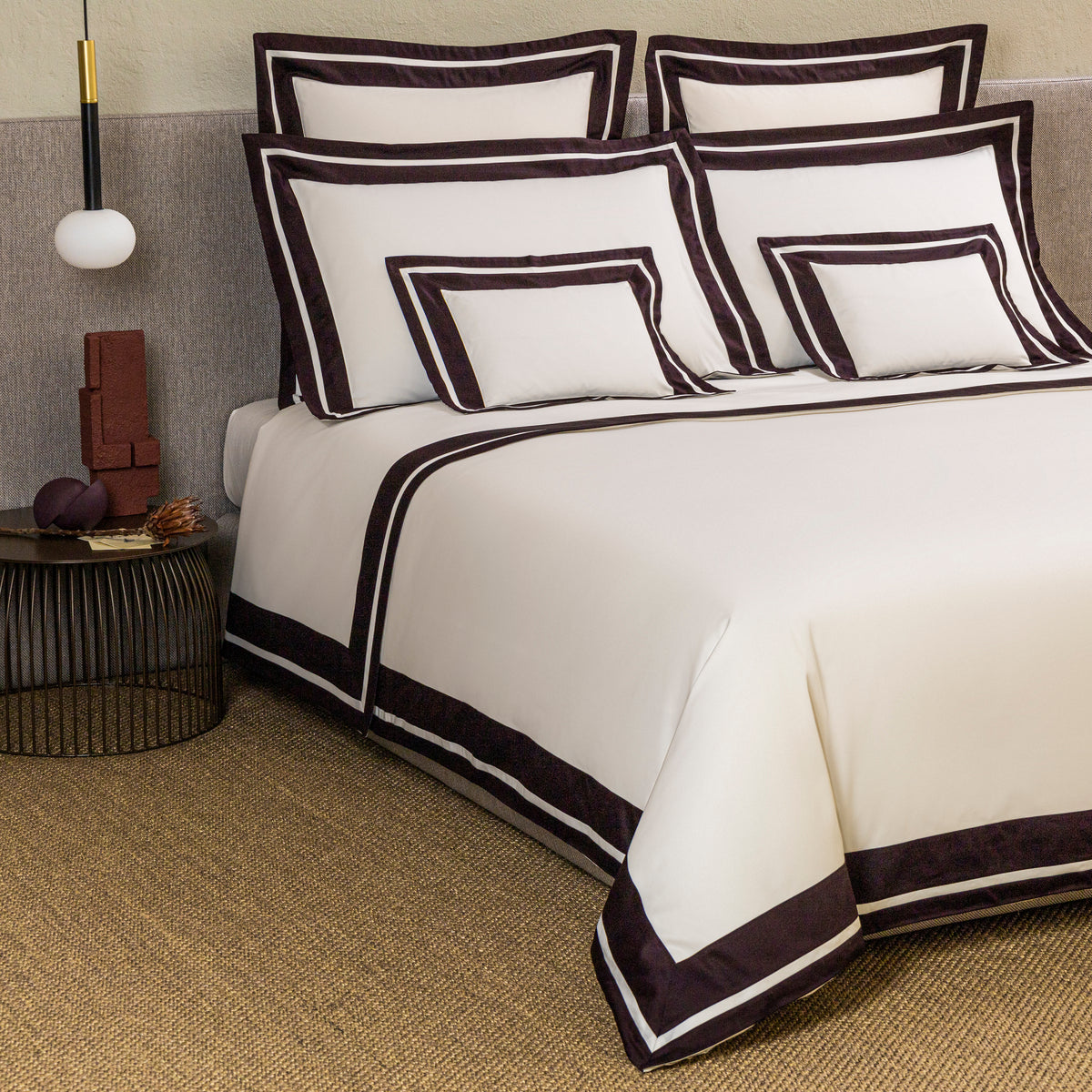 SHADES /  PARURE HOUSSE DE COUETTE AVEC 2 TAIE D'OREILLER 51X71 ET UN DRAP PLAT