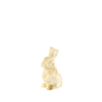 MOTIF LAPIN TOULOUSE LUSTRE OR
