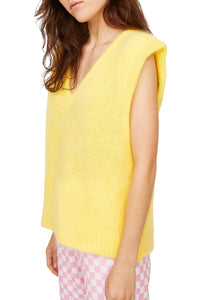 Pull Leon Dolce en laine - Soleil