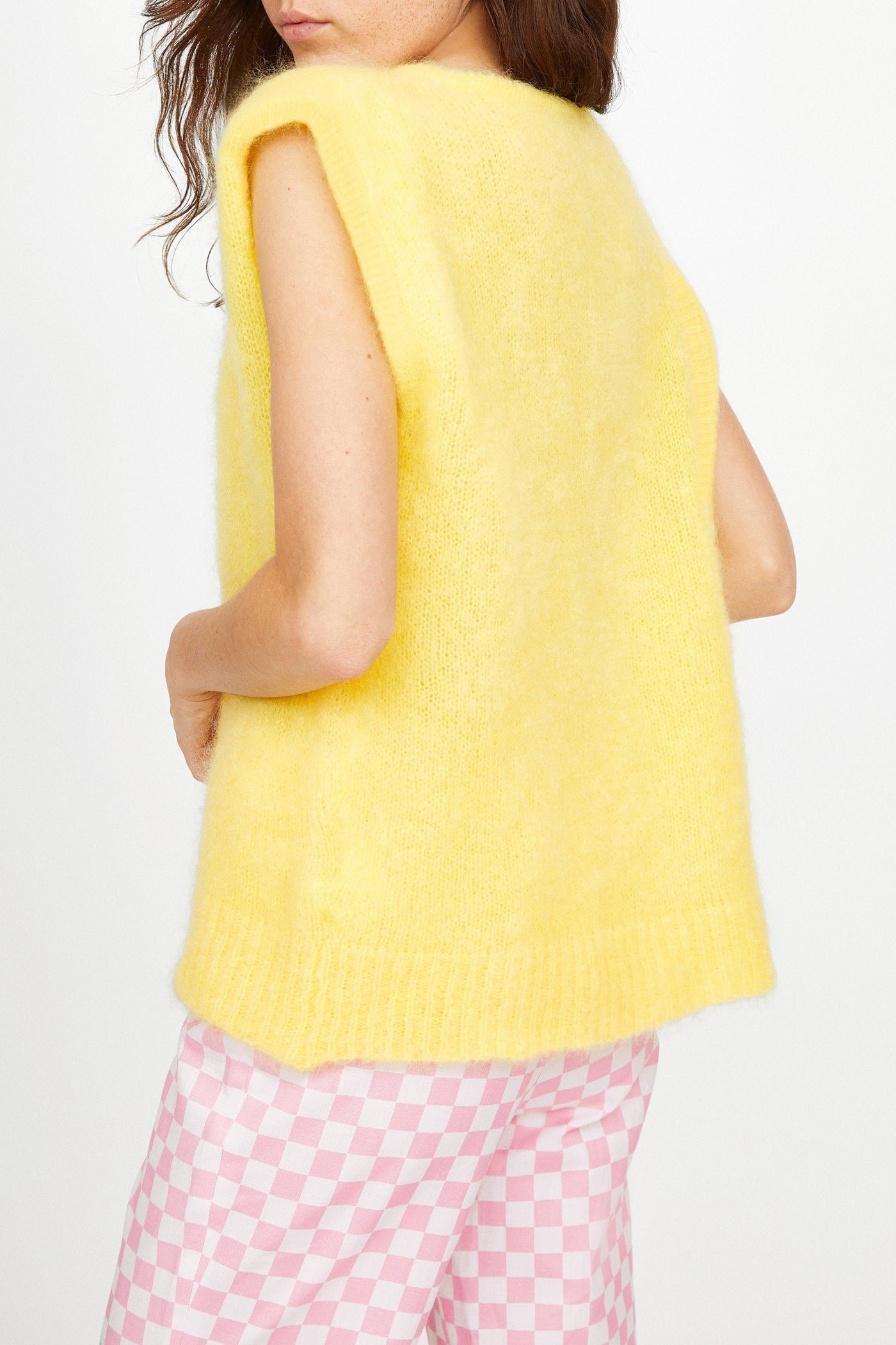 Pull Leon Dolce en laine - Soleil