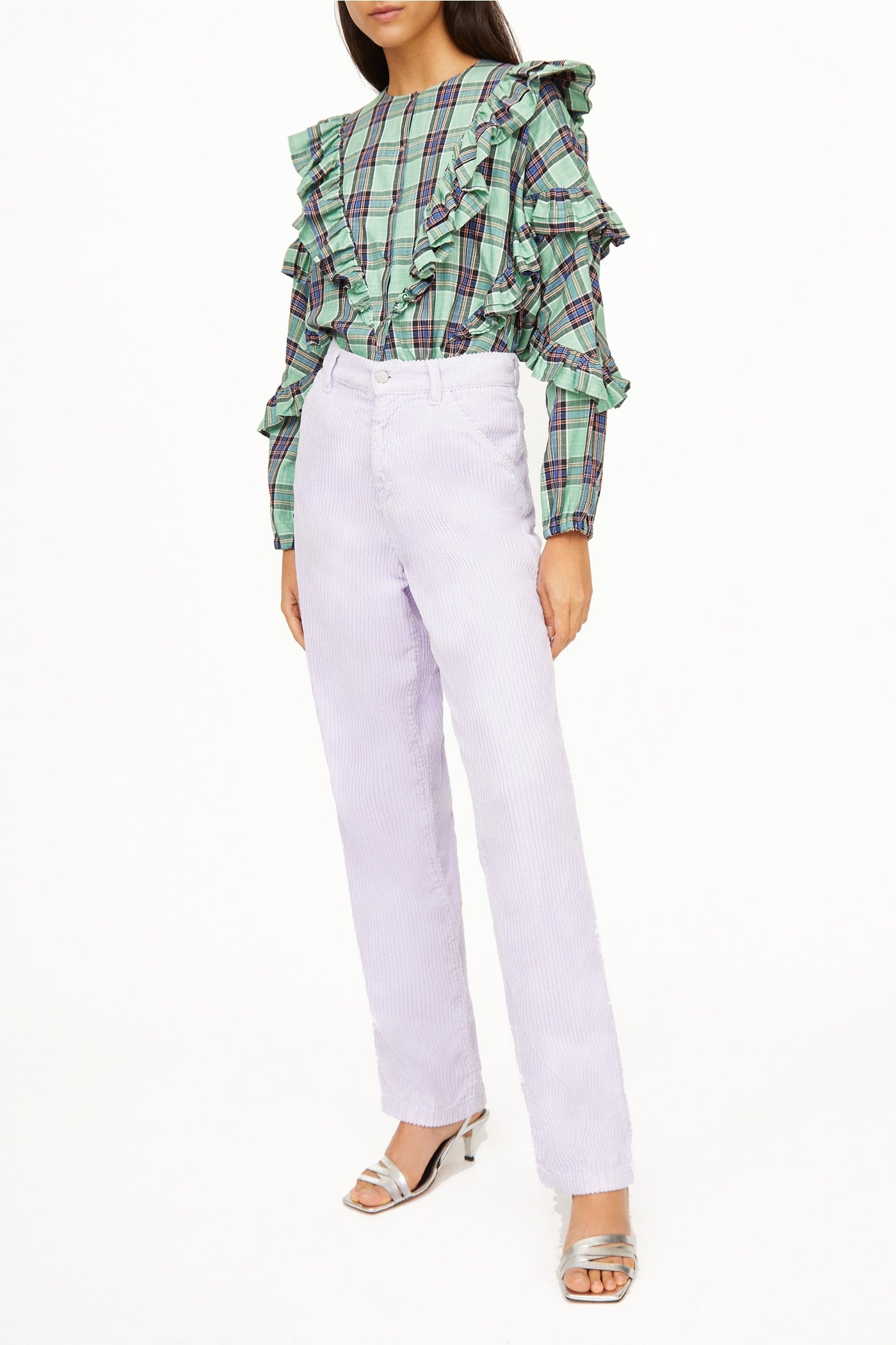 Pantalon Hall en velours - Lilas