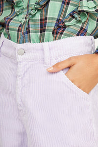 Pantalon Hall en velours - Lilas