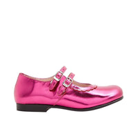 125 QTY / ROSE FUSCHIA CHAUSSURES CUIR EUGENIE
