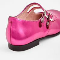 125 QTY / ROSE FUSCHIA CHAUSSURES CUIR EUGENIE