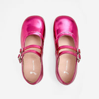 125 QTY / ROSE FUSCHIA CHAUSSURES CUIR EUGENIE