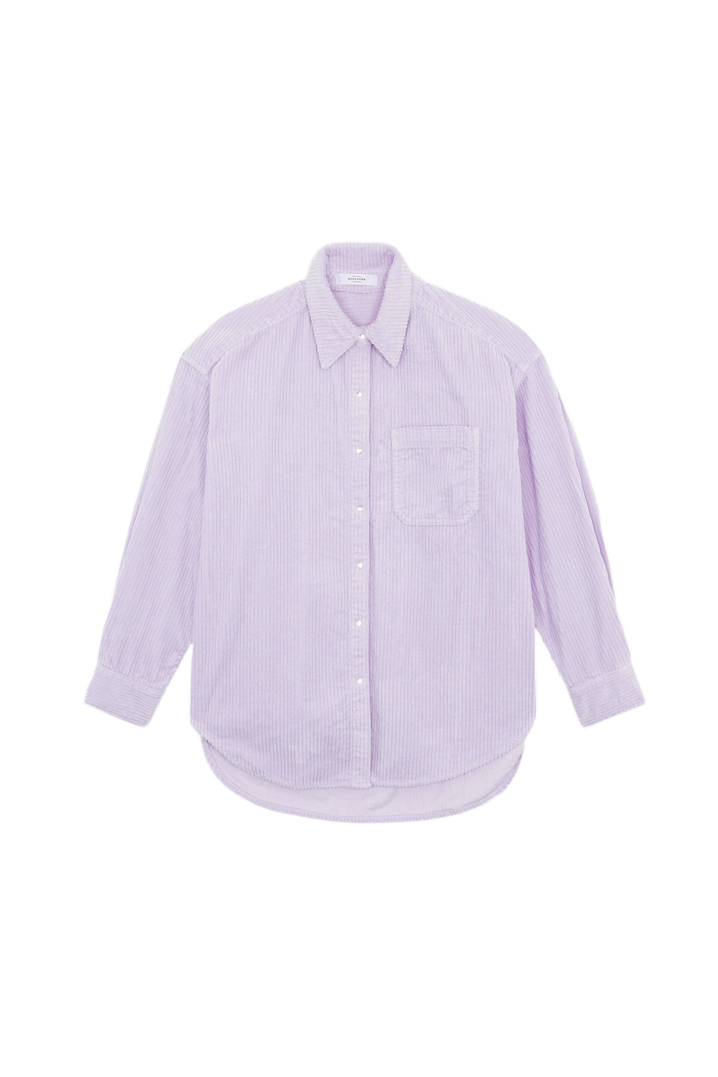 Chemise Mila en velours - Lilas