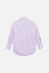 Chemise Mila en velours - Lilas