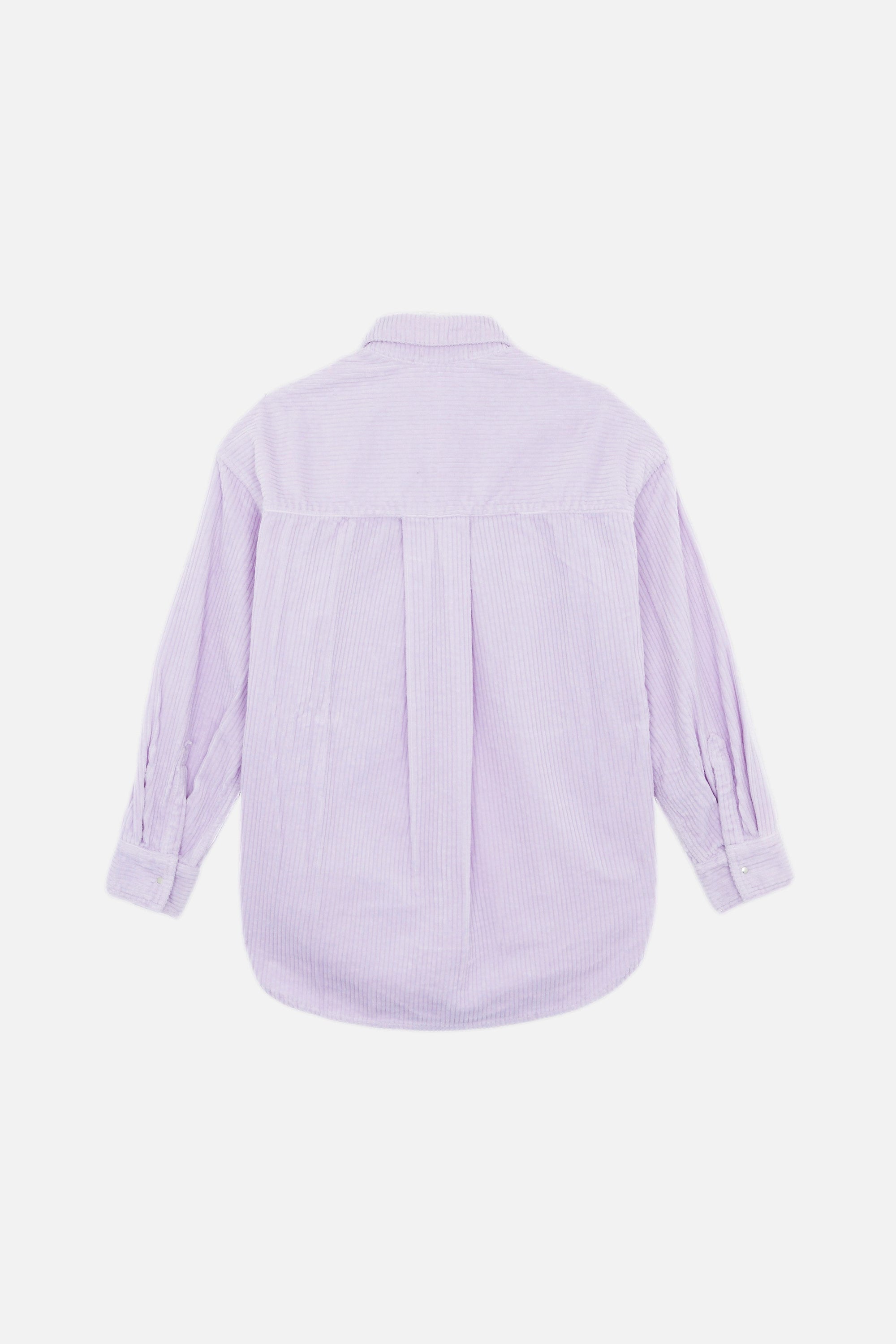Chemise Mila en velours - Lilas
