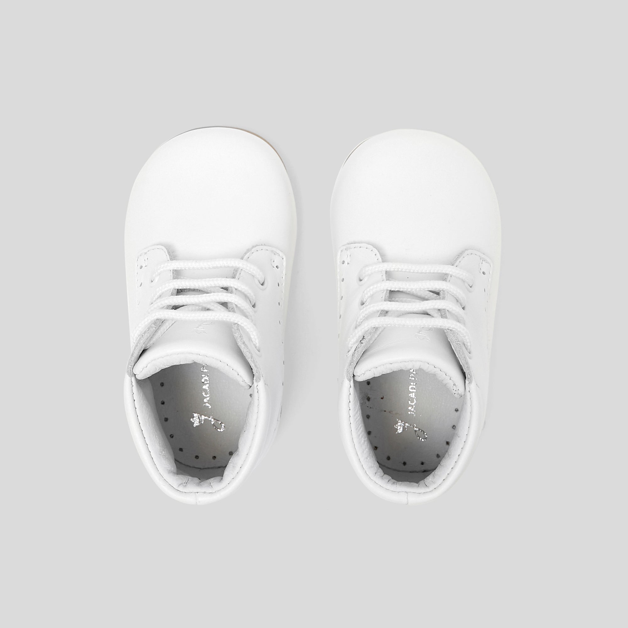 6 QTY / BLANC JACADI CHAUSSURES CUIR FRIMOUSSE