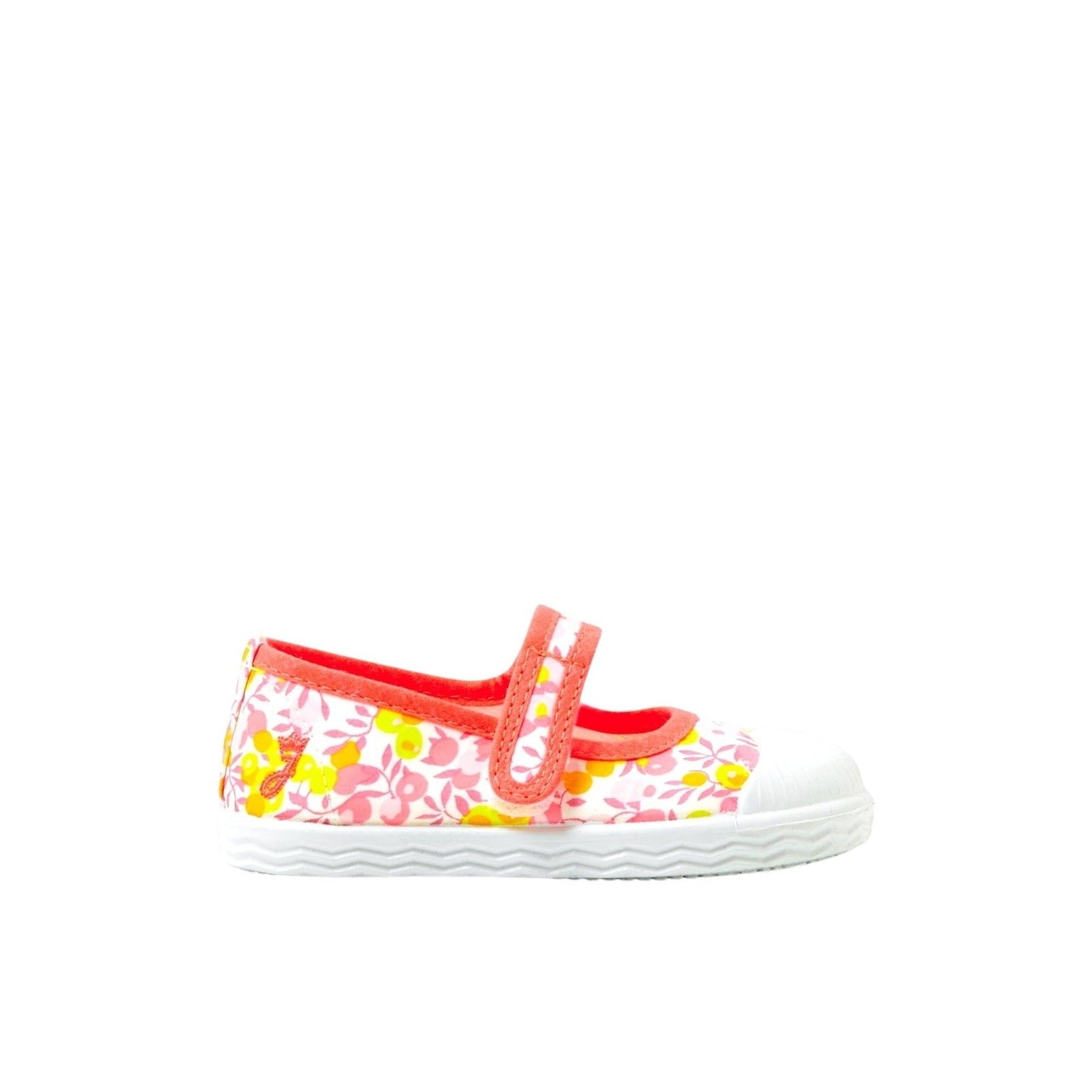 1 QTY / ROSE/MULTICO CHAUSSURES TOILE PENNY