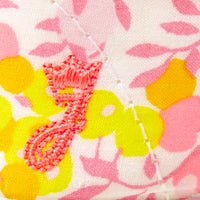 1 QTY / ROSE/MULTICO CHAUSSURES TOILE PENNY