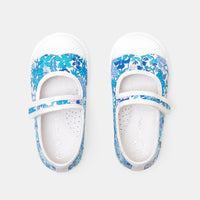 16 QTY / BLEU/MULTICO CHAUSSURES TOILE PENNY