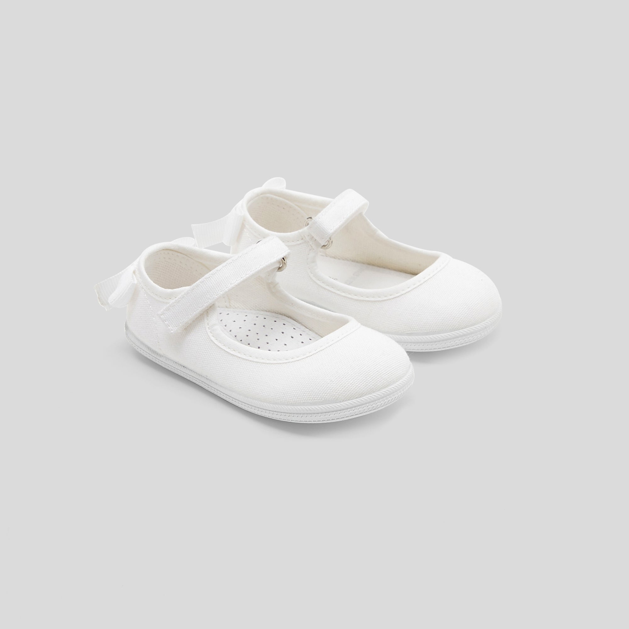 0 QTY / BLANC JACADI CHAUSSURES TOILE BORA
