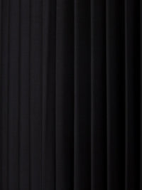 Pleated cylindrical lampshade - Black