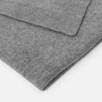 0 QTY / GRIS CHINE  PUERICULTURE LINGE DE LIT COUVERTURE CACHEMIRE