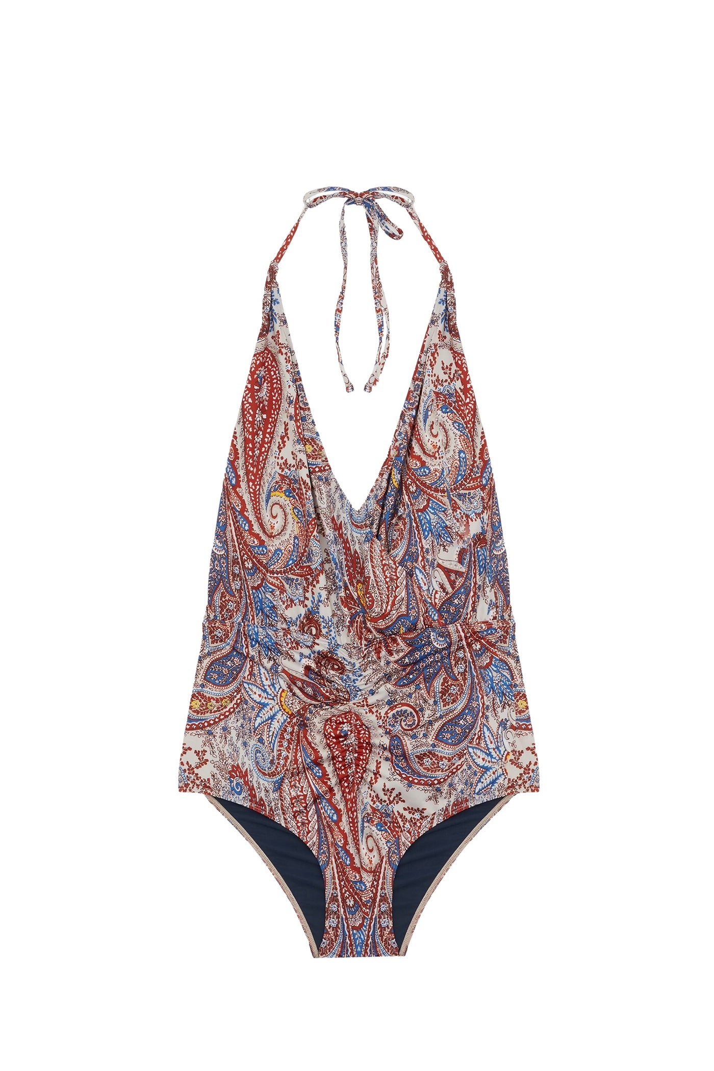 Falcon paisley swimming costume - Denim