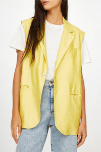 Veste Kent à effet laqué - Or