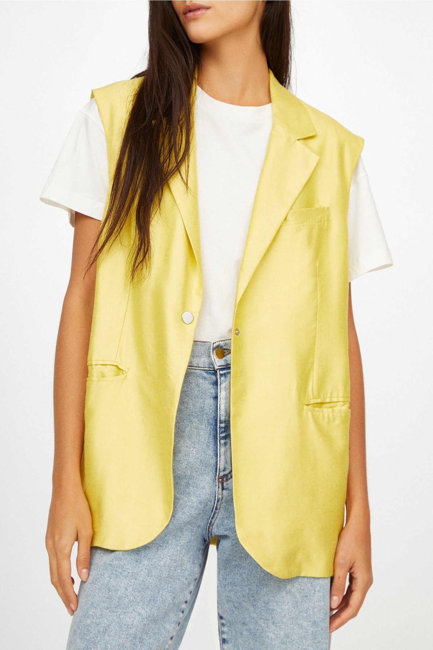 Veste Kent à effet laqué - Or