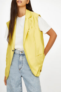 Veste Kent à effet laqué - Or