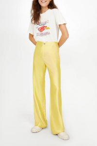Pantalon Duke à effet laqué - Or