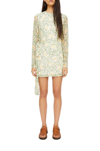 Virna butterfly short dress - Milk