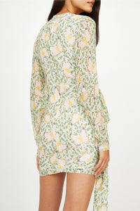 Virna butterfly short dress - Milk