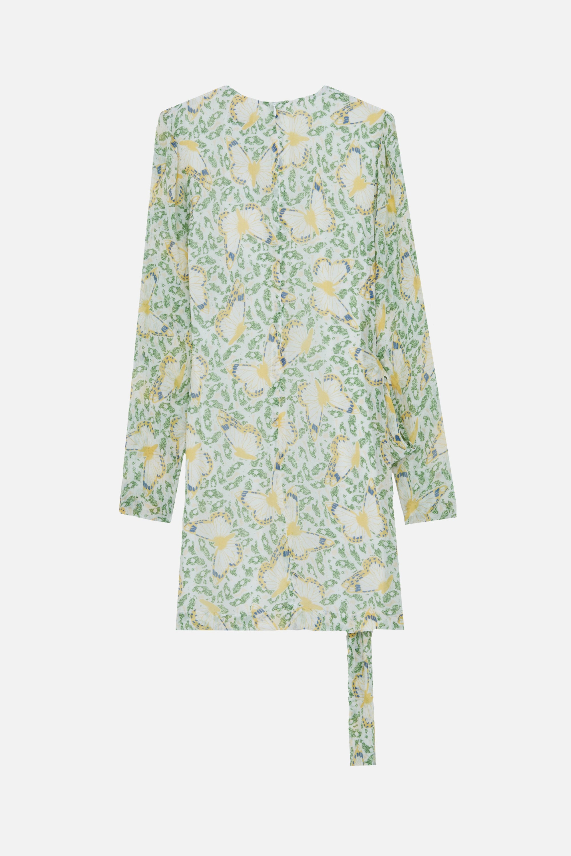 Virna butterfly short dress - Milk