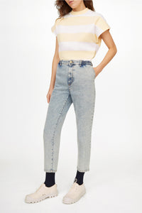 Jean Bloom taille haute - Washed