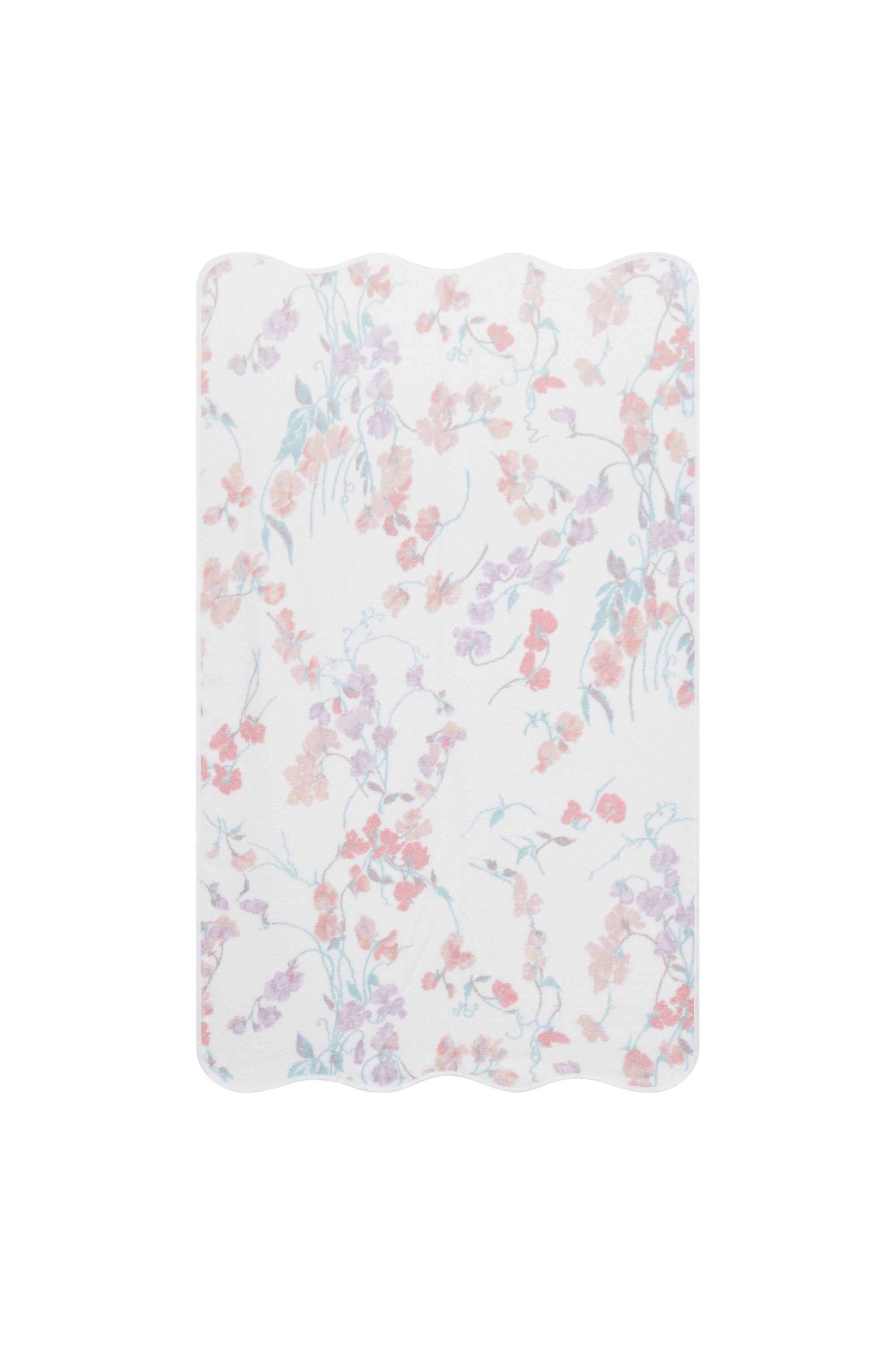 Univers de bain Pois de senteur - Corail & violet