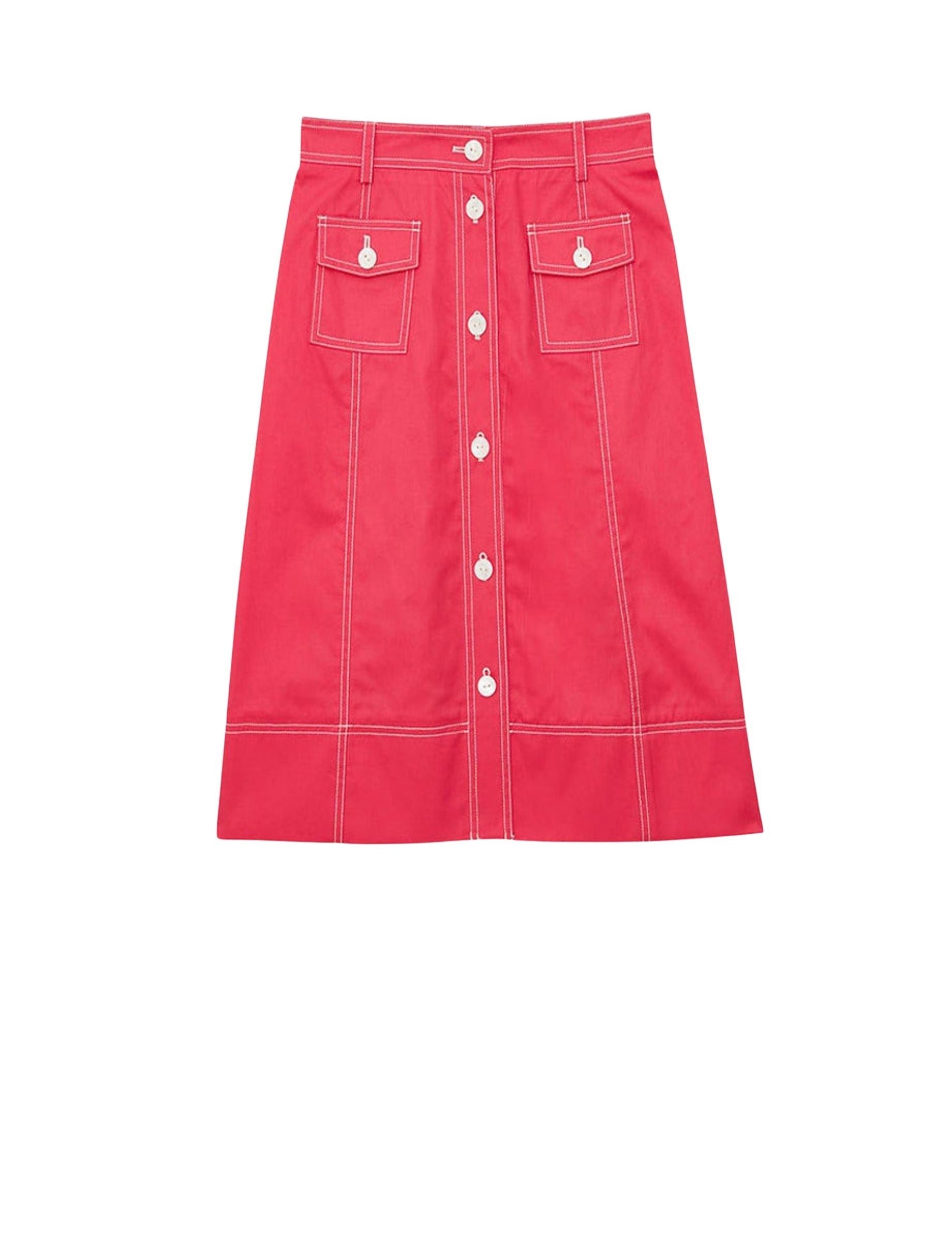 11qty RELIQUAT 75€ 0%  / Jupe trapèze Rachel - Pink