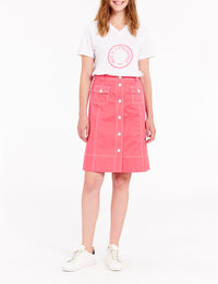 11qty RELIQUAT 75€ 0%  / Jupe trapèze Rachel - Pink