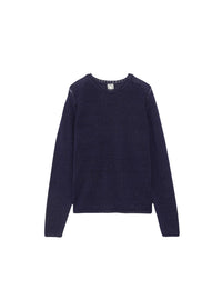 10qty RELIQUAT 75€ 5,3%  / Pull col rond Angelina en lin - Blue