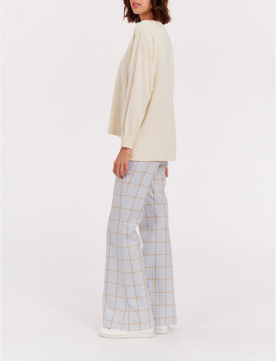 4qty RELIQUAT 75€ 33,3%  / Pull oversize Anton - Ivory