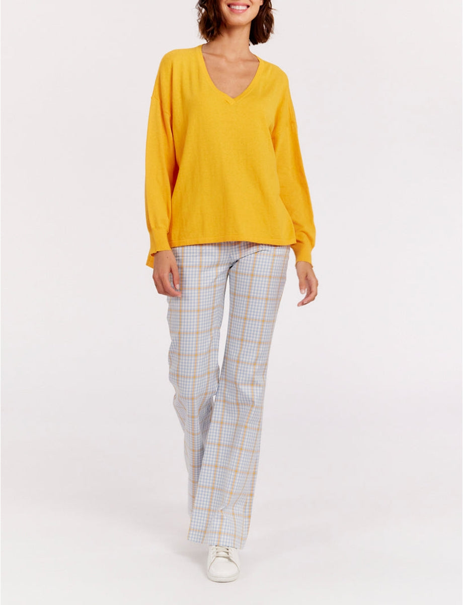 14qty RELIQUAT 75€ 17,6%  / Pull oversize Anton - Orange