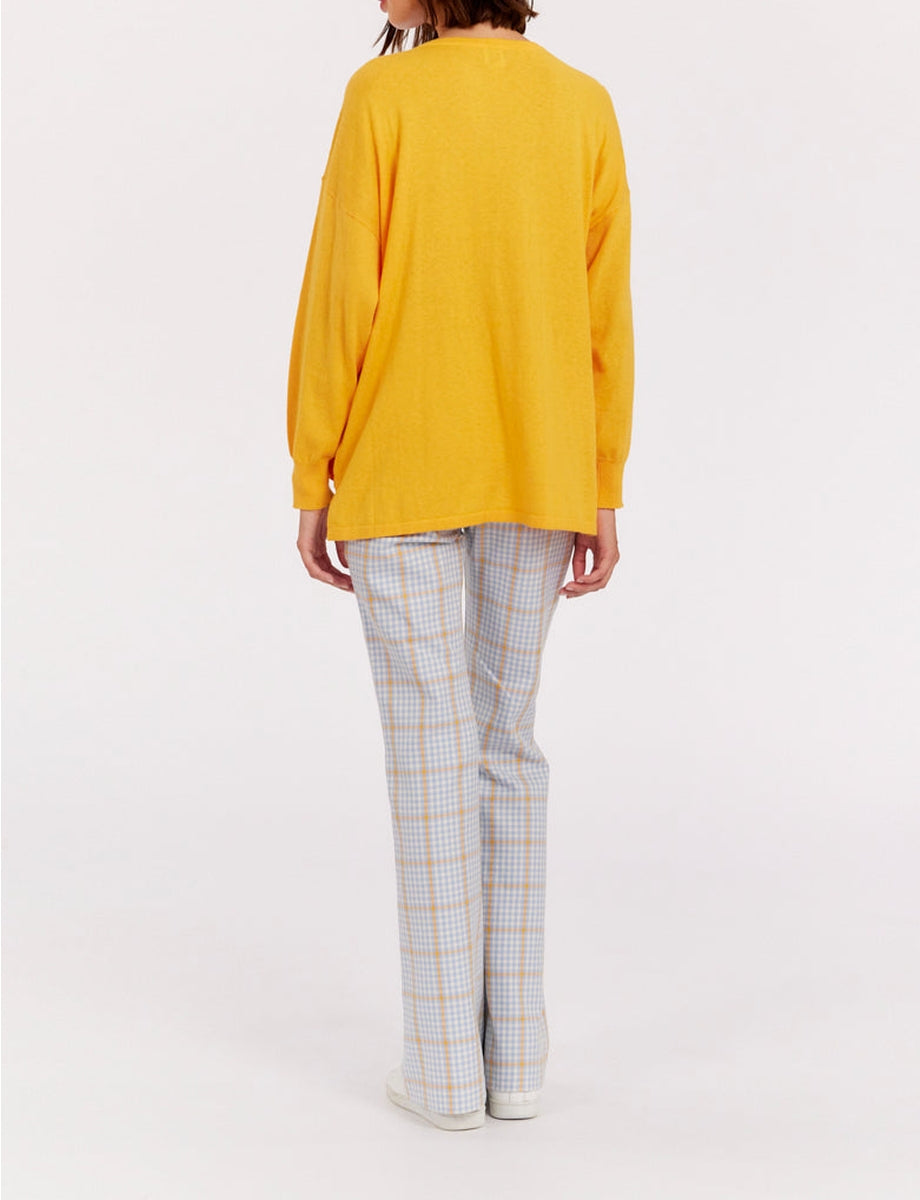 14qty RELIQUAT 75€ 17,6%  / Pull oversize Anton - Orange