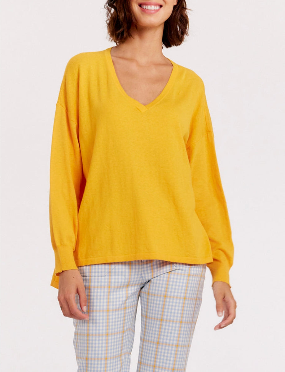 14qty RELIQUAT 75€ 17,6%  / Pull oversize Anton - Orange