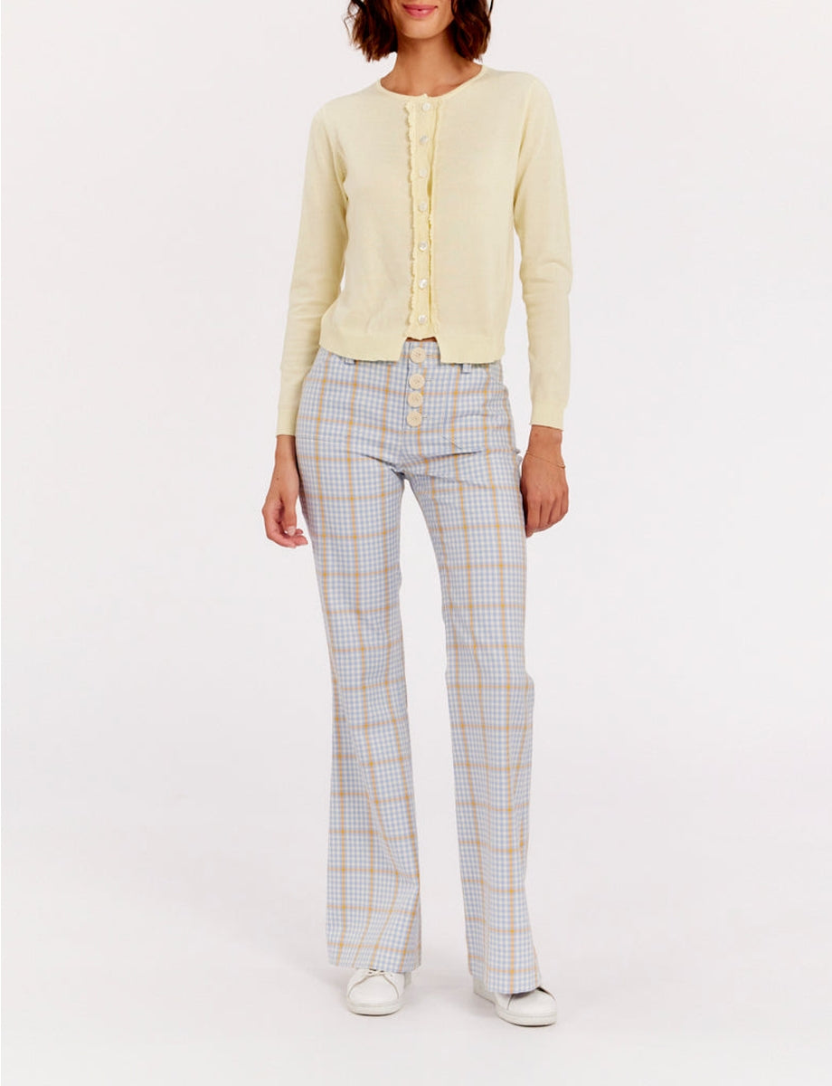 9qty RELIQUAT 75€ 5,3%  / Cardigan April à crochet - Light Yellow