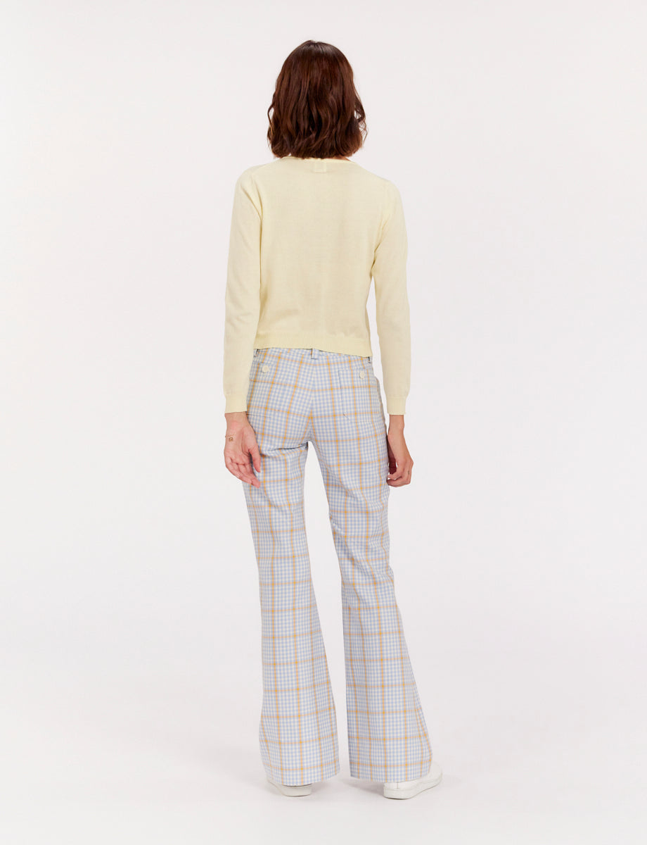 9qty RELIQUAT 75€ 5,3%  / Cardigan April à crochet - Light Yellow