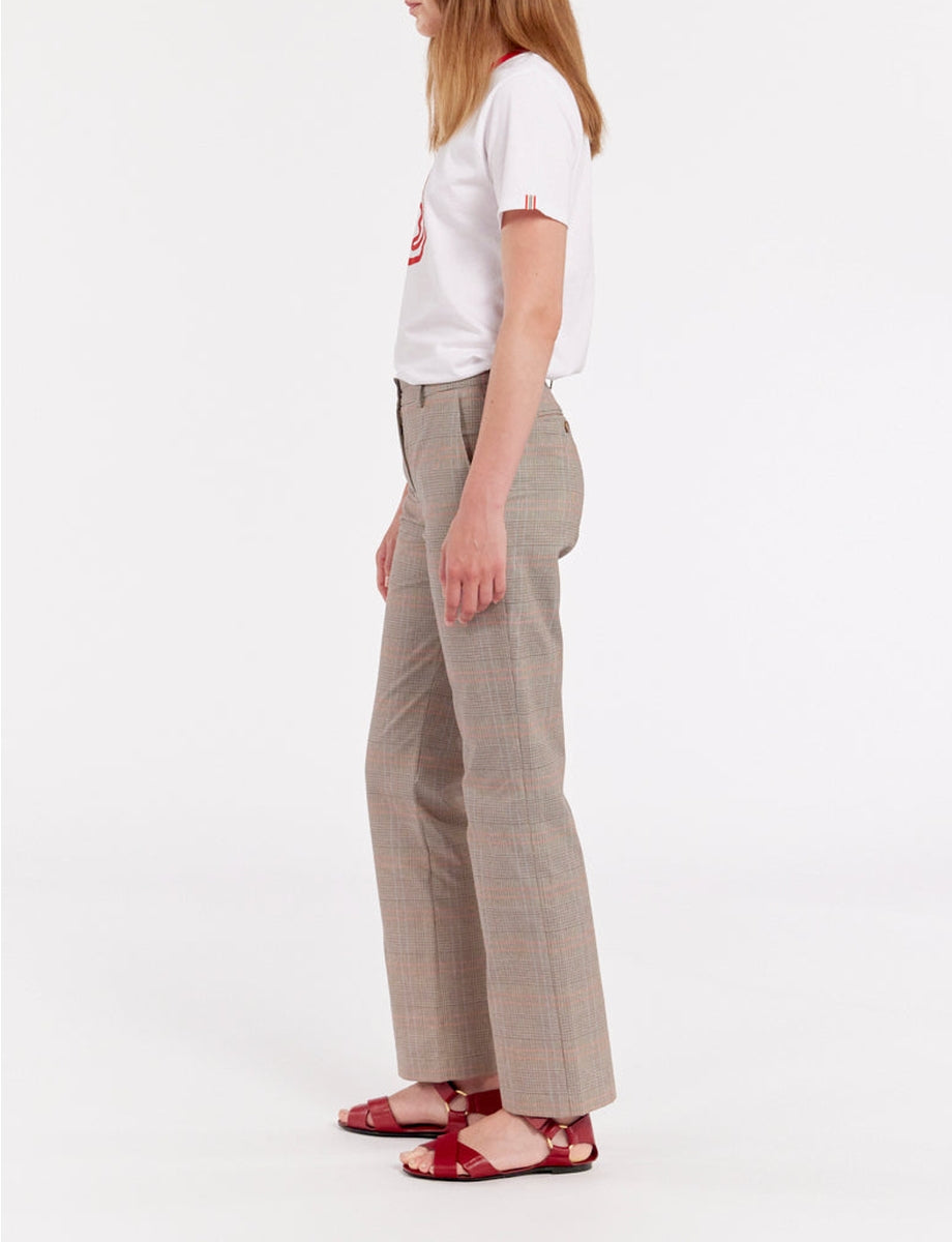 28qty RELIQUAT 75€ 5,4%  / Pantalon droit Francisco - Brown Red