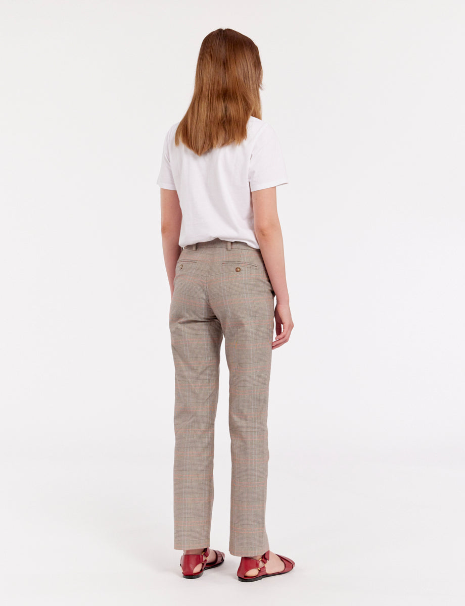 28qty RELIQUAT 75€ 5,4%  / Pantalon droit Francisco - Brown Red