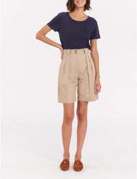 6qty RELIQUAT 75€ 0%  / Short taille haute Odette - Beige
