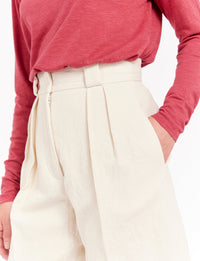 2qty RELIQUAT 75€ 0%  / Short taille haute Odette - Ivory