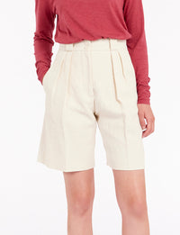 2qty RELIQUAT 75€ 0%  / Short taille haute Odette - Ivory