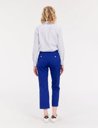 2qty RELIQUAT 75€ 0%  / Pantalon droit Francesca - Blue