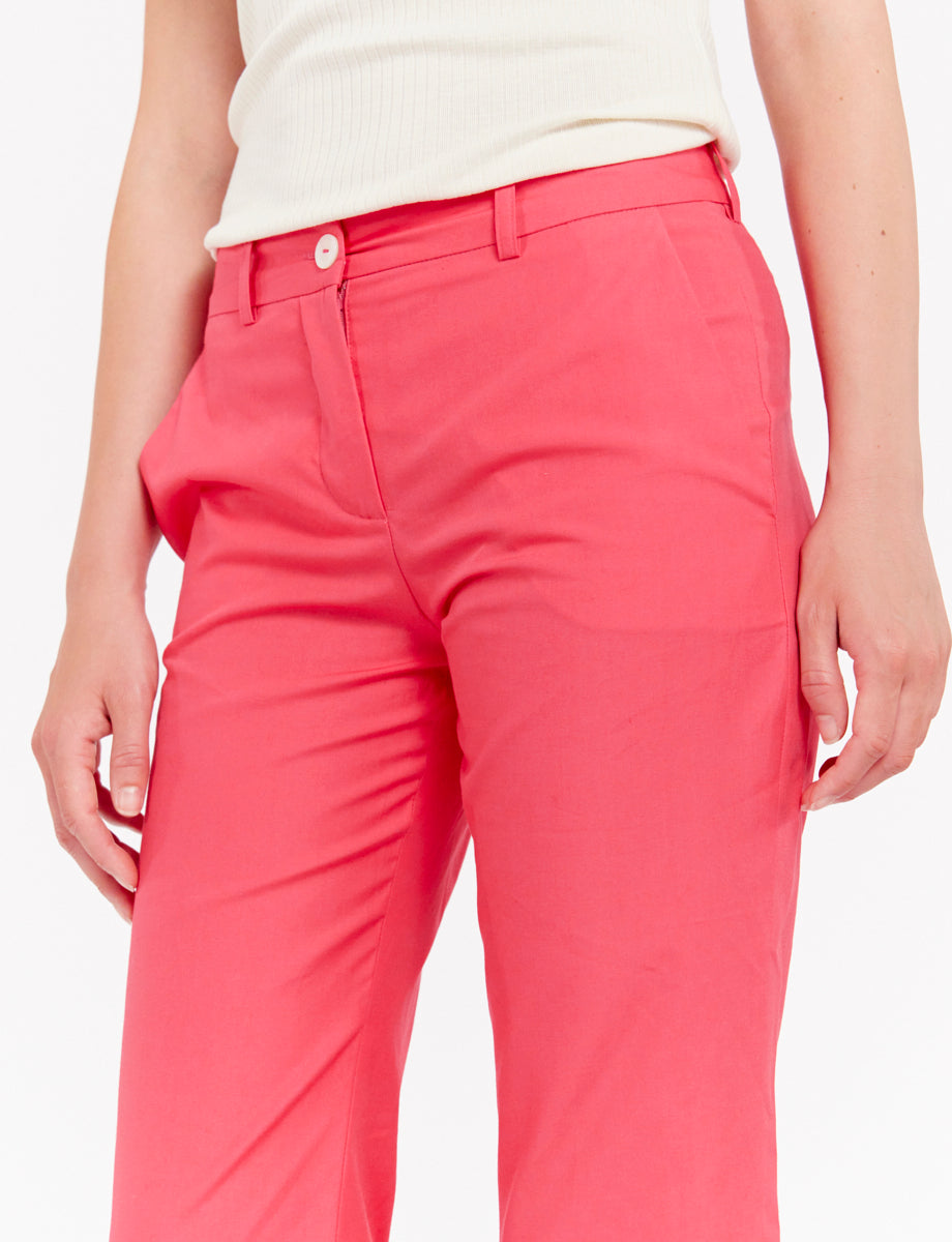 39qty RELIQUAT 75€ 0%  / Pantalon droit Francesca - Pink
