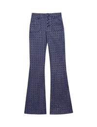 4qty RELIQUAT 90€ 12,5%  / Pantalon flare Charlotte - Blue Navy