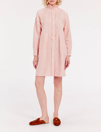1qty RELIQUAT 90€ 20%  / Robe fluide Monica en lin - Ecru Red