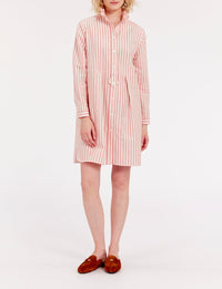 1qty RELIQUAT 90€ 20%  / Robe fluide Monica en lin - Ecru Red