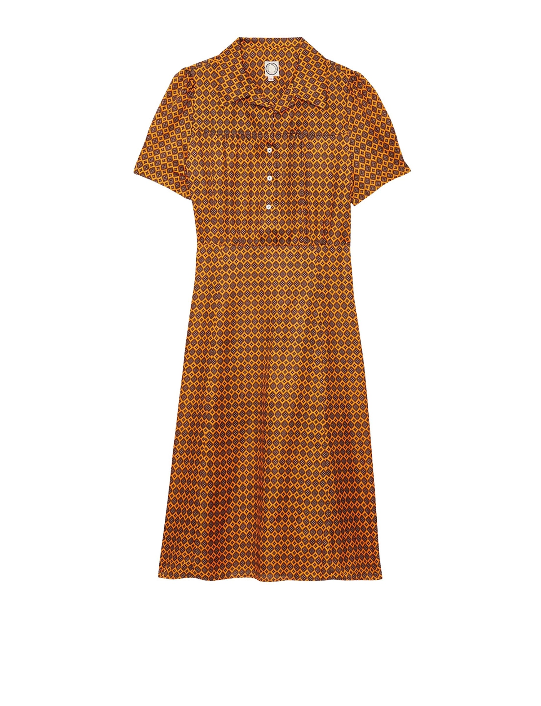 1qty RELIQUAT 120€ 100%  / Robe cintrée Angèle en soie mélangée - Bellegarde