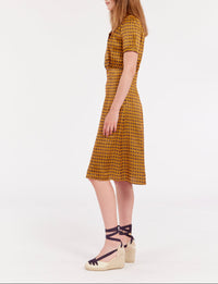 1qty RELIQUAT 120€ 100%  / Robe cintrée Angèle en soie mélangée - Bellegarde